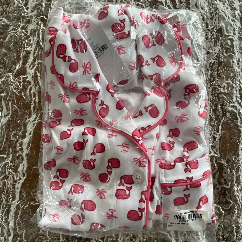 Roller Rabbit Pink Whale Pajama Set